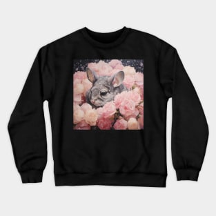 Chinchila Rose Crewneck Sweatshirt